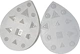 D&D Dice Mold - 8 Piece Silicone Resin Casting Mould - DND Polyhedral - Cap Slab Style - Sharp or Round Edge - Choose Your D4 - Board Games - Role Playing Games - TTRPG