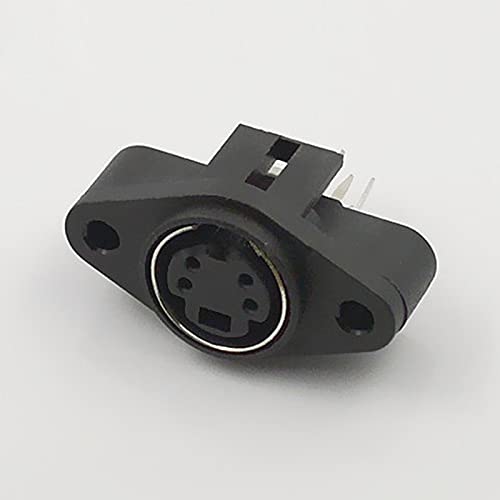 Connectors 10pcs-100pcs DIN Terminal Connector S Terminal 4 Holes with Ear MDC-4-09 Lead DIN Terminal Socket - (Cable Length: 100pcs a Pack)