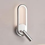 Photo Gallery applique da parete ad anello lungo, lampada da parete per lettura sul comodino, lampada da parete ad anello in metallo con paralume in acrilico, lampade da parete orientabili 350°+90°, applique modern Photo Gallery applique da parete ad anello lungo, lampada da parete per lettura sul comodino, lampada da parete ad anello in metallo con paralume in acrilico, lampade da parete orientabili 350°+90°, applique modern