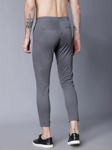 Image of Highlander Men's Tapered Fit Cargo Trousers| Stylish & Comfortable for Casual, Travel & Active Wear | Trouser for Men