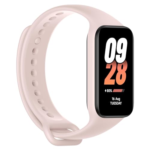 Xiaomi Smart Band 8 Active Pulsera de Actividad, 1.47' Pantalla LCD, Espesor 9,99 mm, Monitorización del Sueño, Frecuencia Cardiaca y SpO2, 50+ Modos Deportivos, 14 días Batería Duración, Rosa