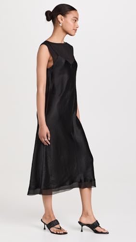 Image of Vince Women's Chiffon Layered Slip Dress
