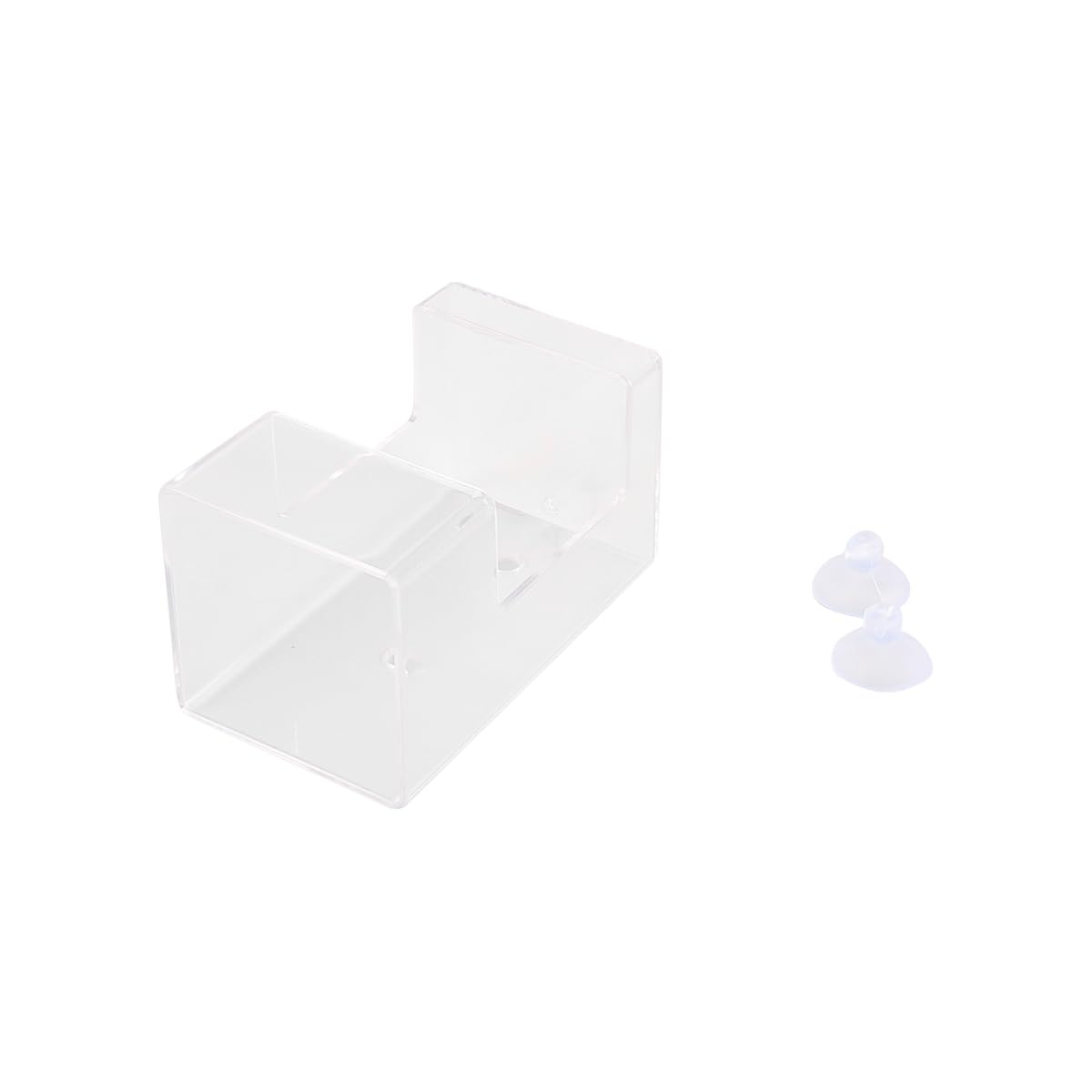 Muiltvoe Fish Feeding Tube Fish Tank Feeder Clear Feeding Tube Transparent Feeding Dish Aquarium Feeder Shrimp Food Dispenser Fish Tank Accessories