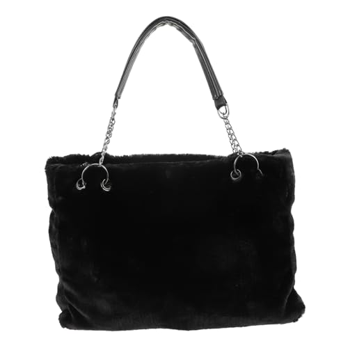 Sac à bandoulière en peluche LIFKOME grand volume pour femme