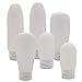 Zliger 6 Pièces Flacons de Voyage,Contenant Plastique Bouteille Flacons Vide Kit Voyage Avion Bouteilles pour Huile Solaire Shampooing Lotion Gel Douche