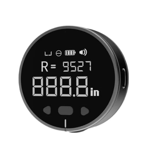 LIMORUNS Digital Tape Measure Rechargeable Small Smart Long Distance Rolling Measuring Tool for Flat Curved Diameter Odd Shape High Precision