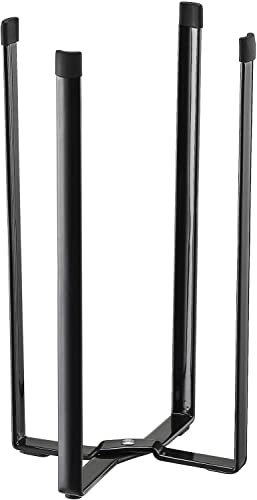 Yamazaki 6785 TOWER Kitchen Multi-Use Stand, black, Steel/Silicon Resin, Minimalist, 12 x 10 x 27 cm, 26.42 cm