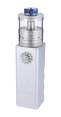 Steam Crave, Titan E Zigarette bis 84 Volt Ausgangsleistung Verdampfer als RDA und RDTA nutzbar, Silber, 1 stück
