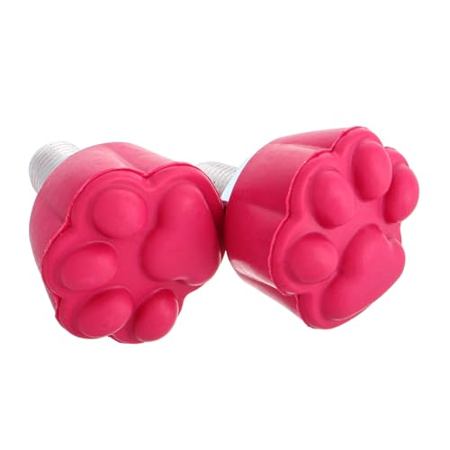 JOINPAYA Roller Skating Toe Stoppers 2 Pack Rubber Skate Brake Blocks Quad Skate Toe Stops Easy Install Plugs