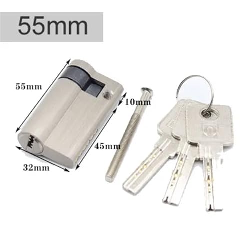 Serrure de porte invisible cylindre simple face 55mm encastrable