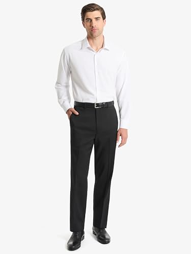 Chaps Men's Suit Pant, Black, 42Wx30L2