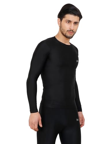 Image of NINQ Men's 1 Or 3 Pack Compression Shirts Long Sleeve, Base-Layer Quick Dry Workout T Shirts Sports,Gym, Running T-Shirt