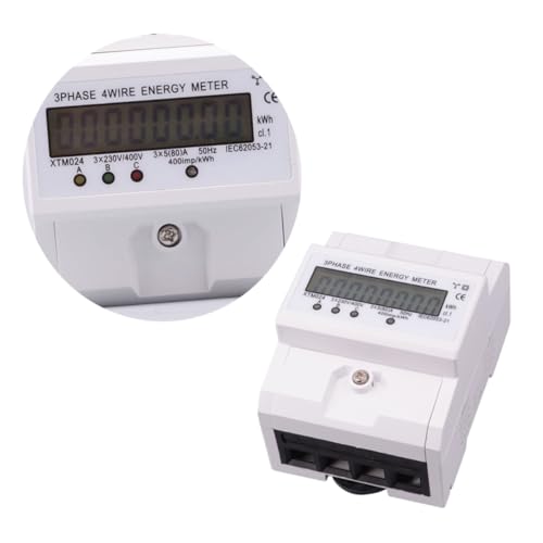 NAMOARLY Voltage Meter Home LCD Display Rail Watt-Hour Multifunction Wattmeter Xtm024