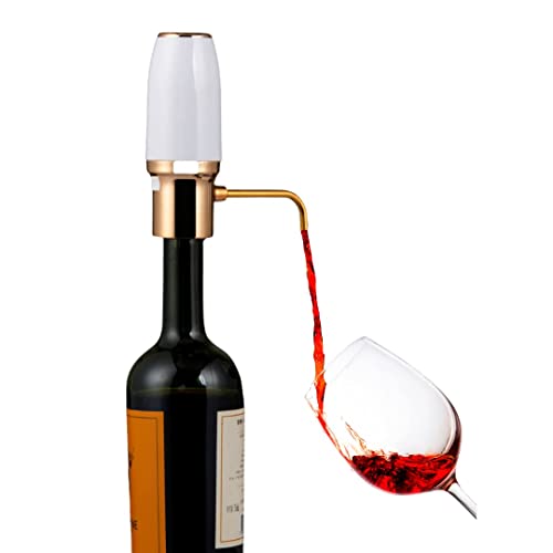 New Upgrade Wine Aerator Micro Rechargeable White, Electric Wine Air