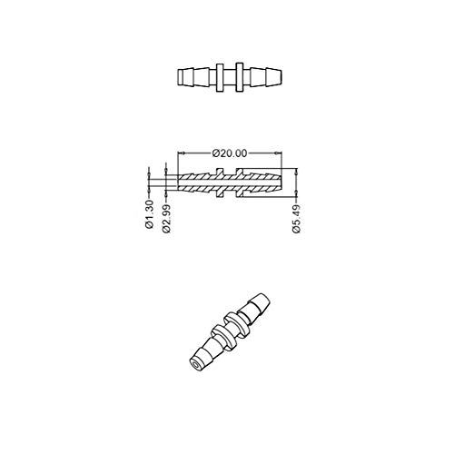 Treedix 20 Pcs Aquarium Air Pump Accessories, Hose Connector Assortment, Fish Tank Air Valve - Image 3