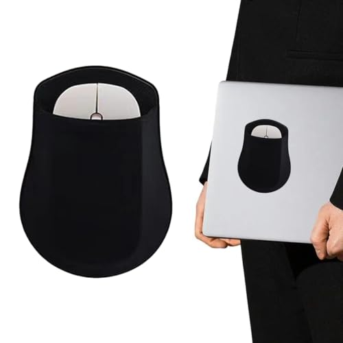 Bolsa Universal Adhesiva para Ratón, Soporte Delgado para Ratón, con Adhesivo Reutilizable, Sin Residuos de Pegamento