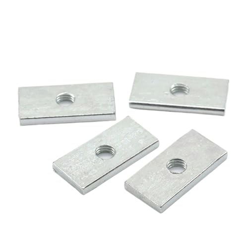Écrou rectangulaire M4 usiné de haute précision pour profilé en aluminium