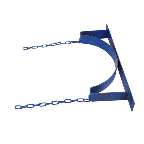 FELTECHELECTR Gas Bottle Fixing Bracket Gas Tank Wall Holder Cylinder Wall Mounted Bracket Gas Cylinder Holder Propane Tank Holder Cylinder Gas Cylinder Bracket with Safety Straps Iron