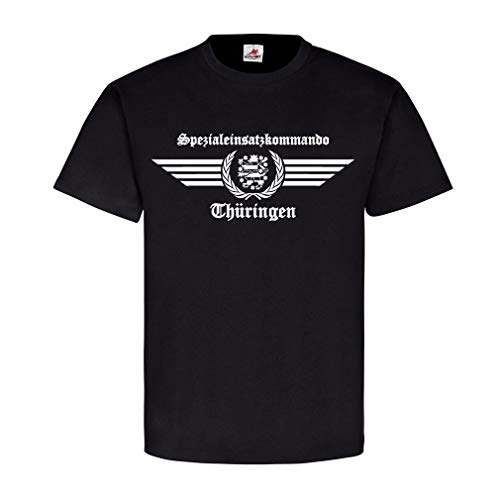SEK Thüringen 23717 T-shirt police noir Medium