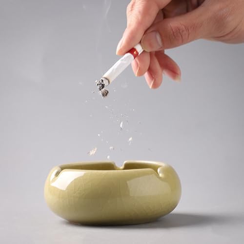 Winddichter Aschenbecher, moderner Zigarrenhalter für Zuhause und Büro, einzigartiges Schreibtischzubehör für Raucher, tolle Geschenkidee
