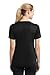 Women's Athletic All Sport V-Neck Tee Shirt in 12 Colors,Large,Black