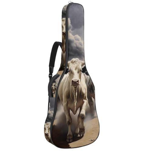 Sac pour guitare avec couche de protection antichoc et tissu imperméable