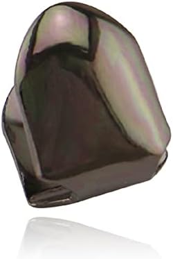 COLORFUL BLING 8pcs 14K Plated Gold Mouth Teeth Set, Hip Hop Teeth Plain,Fake Top Tooth Caps Dental Bottom Party Cosplay for Men Women Rapper Accessories