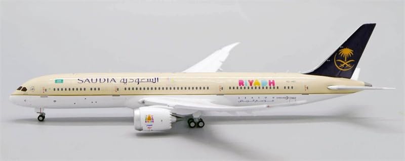 JC Wings Saudi Arabian Airlines Saudi Seasons for Boeing B787-9 HZ-ARC Flaps Down 1/400 Aircraft Pre-Built Model
