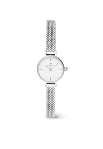 Daniel Wellington Petite 19 montre acier inoxydable argent pour femme élégante