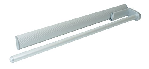 OBF 042147 Grimme Eris-Portasciugamani estensibile a 1 braccio, per la cucina, ET 465 mm, in alluminio anodizzato naturale, Länge 443 mm