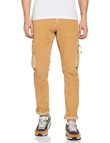Image of Spykar Men's Slim Fit Trousers
