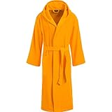 Egeria Damen Dallas Unisex Bademantel, SUNNY YELLOW, S-XL EU