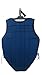 WILD RACE Equestrian Vest Professional Safety EVA Padded Horse Riding Vest Unisex Black Zipper Protector Gear Waistcoat (Small, Blue)