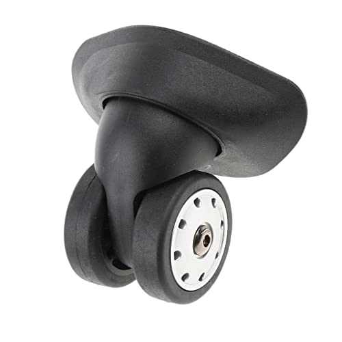 Large Replacement Porous Wheels for Luggage Suitcase, PVC+Metal, 60mm/2.36inch, Easy Installation, Wear-Resistant