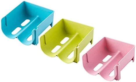 3pcs Boxes Beverage Storage Box Freezer Drink Bin Canned Food Container Bin Wooden Wine Rack Cabinet Fridge Drink Desktop Organizer Shelf Bottle Dispenser Anti-fall Plastic Case