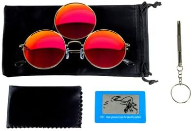 Third Eye Sunglasses Polarized UV400 Protection Unisex Prince Style Illuminati for Raves, Festivals, Concerts, Cosplay