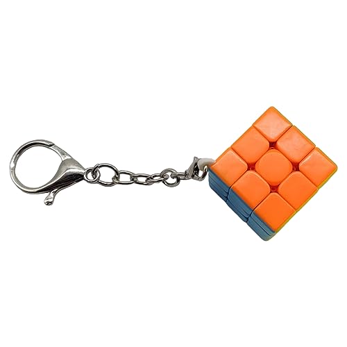Image of Hawkister QiYi Mini 3x3 Keychain Cube Stickerless 3CM Keyring Magic Cube Puzzle