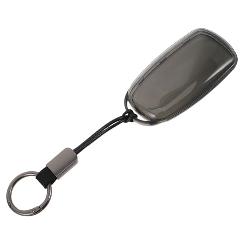 SOPOTUTU Funda para Llave de Coche Transparente TPU Compatible con Chery Protector de Mando Distancia con Anilla Integrada para Fácil Acceso y Agarre Antideslizante