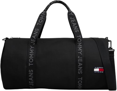 Tommy Jeans TJM ESS Daily Duffle Am0am13704, Bolsa de Lona para Hombre, Black (Black), One Size