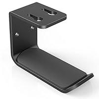 Kopfhörer Standhalter für Schreibtisch,Langlebiger Aluminiumlegierung-Haken mit Klebe- & Schraubenmontage,Platzsparend, rutschfest, Kratzfest,Ideal für Gaming, Büro Zuhause,Hält bis zu 10lbs