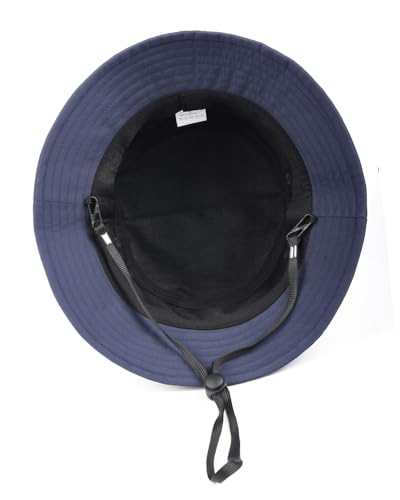 Image of XXL XL L Bucket Hat For Big Heads,M S Quick-Dry Travel Sun Hat With Chin Strap,Lightweight Summer Fisherman Hat Packable
