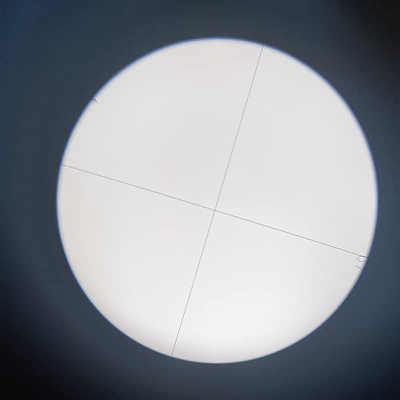 Visor 8x50 de metal con soporte resistente y retícula de precisión astronómica 5