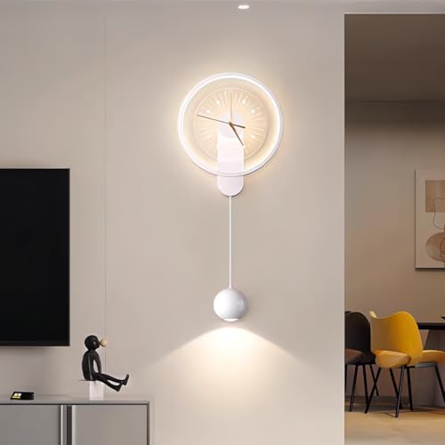 Applique murale LED horloge pour éclairer les zones sombres de la cuisine