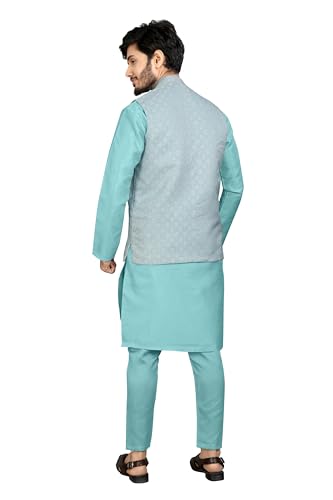 Image of Trustous Traditional Men's Kurta Koti Set (3 PCS SET)