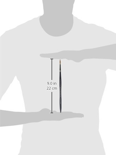 Pennelli Di Martora Tintoretto Tondo Da Ritocco Manico Corto