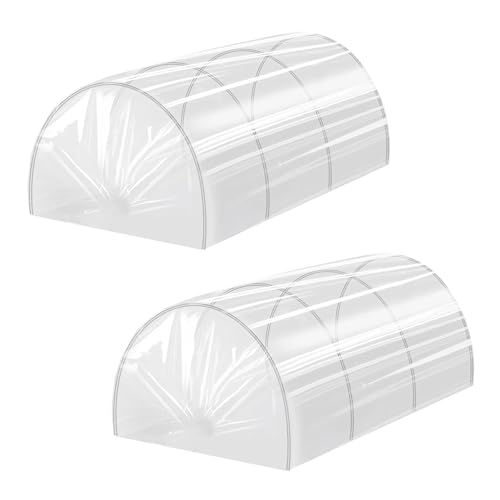 Navoys Lot de 2 tunnels de culture - 1,5 m x 45 cm x 42 cm - Antirouille - Petit tunnel en...