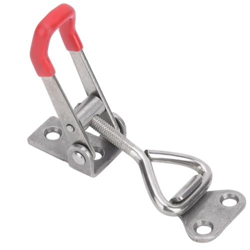 2Pcs Toggle Clamp Clip 304 Less Steel Adjustable Buckle Quick Fixture Hand, Multifunctional Accessory For Home Use