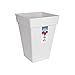 Produktbild Elho Loft Urban Eckig Hoch 30 - Blumentopf - Weiss - Draußen - Ø 29.5 x H 41.5 cm