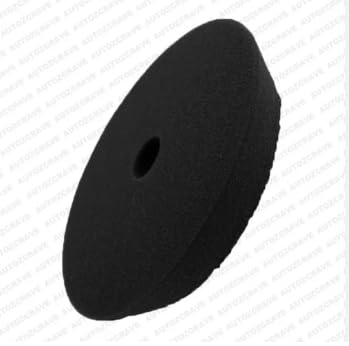 Image of Maple Car Care 5-Inch Final Cut Foam Pad for Car | Black Flat Buff Pad for Car Detailing | Heat Resistant Rotary & DA Polisher Pad | Waxing Buffing Pad for Polishing | Polish Pads for Car & Bike