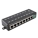 8 Port PoE Injektoradapter DC12V 48V 8 Schnittstellen Passiver POE Adapter Power Over Ethernet POE Stromversorgungsmodul Injector f&uuml;r IEEE802.3af / bei Standard POE Stromversorgung